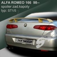 Zadní spoiler křídlo Alfa Romeo 166 sedan -- od roku výroby 09/1998- Zadní spoiler křídlo Alfa Romeo 166 sedan -- od roku výroby 09/1998-