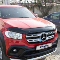 Cappa lišta (deflektor) přední kapoty Mercedes X Class -- od roku výroby 2017- Cappa lišta (deflektor) přední kapoty Mercedes X Class -- od roku výroby 2017-