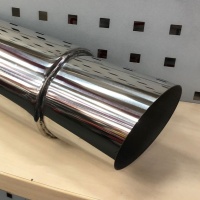 Sportovní výfuk UNI nerez 90mm Sportovní výfuk UNI nerez 90mm