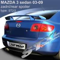 Zadní spoiler křídlo Mazda 3 sedan -- od roku výroby 02/2004- Zadní spoiler křídlo Mazda 3 sedan -- od roku výroby 02/2004-