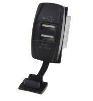 2x USB z�suvka "Rocker"