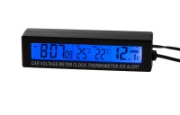 Digitální vnitřní/venkovní teploměr, hodiny a voltmetr Digitální vnitřní/venkovní teploměr, hodiny a voltmetr