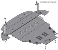 Kryt pod motor Ford Focus II motor: benz�n -- rok v�roby 2004-2011