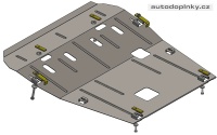Kryt pod motor Dacia Logan motor: 1,2, 1,6 (Manu�ln� p�evodovka) -- od roku v�roby 2012-