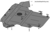 Kryt pod motor Škoda Superb I motor: 2.0 / 2.0TDi (Manuální převodovka) -- rok výroby 2001-2008 Kryt pod motor Škoda Superb I motor: 2.0 / 2.0TDi (Manuální převodovka) -- rok výroby 2001-2008