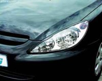 Mračítka předních světlometů lepená Peugeot 307 Mračítka předních světlometů lepená Peugeot 307