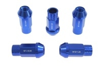 Sada kolov�ch matic ALU matice JBR 50mm M12x1.25 - barva modr�