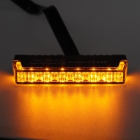 PROFI SLIM výstražné LED světlo vnější, do mřížky, oranžové, 12-24V, ECE R65 PROFI SLIM výstražné LED světlo vnější, do mřížky, oranžové, 12-24V, ECE R65