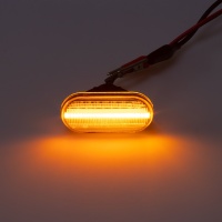 Bo�n� LED blinkry s funkc� dynamick�ho b�hu Nissan Navara D40 -- rok v�roby 10/2004-2015