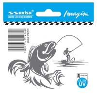Samolepky na auto design Fisherman (rozměr 9,7x6,5cm) Samolepky na auto design Fisherman (rozměr 9,7x6,5cm)