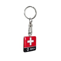 Přívěšek na klíče - 'Blood Type' 0 RH+ Přívěšek na klíče - 'Blood Type' 0 RH+