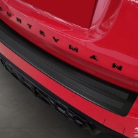 Kryt prahu zadních dveří nerez černý matný Mini Countryman II F60 Facelift -- rok výroby 2020-23 Kryt prahu zadních dveří nerez černý matný Mini Countryman II F60 Facelift -- rok výroby 2020-23