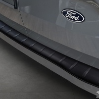 Kryt prahu zadních dveří nerez černý matný Ford Transit / Tourneo Custom -- od roku výroby 2023- Kryt prahu zadních dveří nerez černý matný Ford Transit / Tourneo Custom -- od roku výroby 2023-