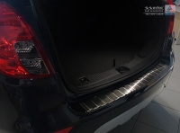 Kryt prahu zadních dveří nerez černý Opel Mokka X -- od roku výroby 2016- Kryt prahu zadních dveří nerez černý Opel Mokka X -- od roku výroby 2016-