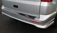 Kryt prahu zadních dveří nerez černý VW Transporter T6 včetně Facelift -- od rok výroby 2015- / 2019- Kryt prahu zadních dveří nerez černý VW Transporter T6 včetně Facelift -- od rok výroby 2015- / 2019-
