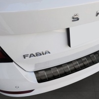 Kryt prahu zadních dveří nerez černý Škoda Fabia III Combi Facelift -- od roku výroby 2018- Kryt prahu zadních dveří nerez černý Škoda Fabia III Combi Facelift -- od roku výroby 2018-