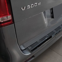 Kryt prahu zadních dveří nerez černý/černý lesklý Mercedes V W447 / Vito III včetně Marco Polo -- od roku výroby 2014- / 2019- / 2024- Kryt prahu zadních dveří nerez černý/černý lesklý Mercedes V W447 / Vito III včetně Marco Polo -- od roku výroby 2014- / 2019- / 2024-