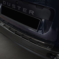 Kryt prahu zadních dveří nerez černý Strong Edition Dacia Duster -- rok výroby 2010-13 / 2013-17 Kryt prahu zadních dveří nerez černý Strong Edition Dacia Duster -- rok výroby 2010-13 / 2013-17
