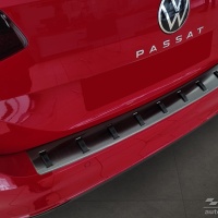 Kryt prahu zadních dveří nerez černý Strong Edition VW Passat B8 variant / R-line / Alltrack / GTE -- rok výroby 2014-19 / 2019-23 Kryt prahu zadních dveří nerez černý Strong Edition VW Passat B8 variant / R-line / Alltrack / GTE -- rok výroby 2014-19 / 2019-23