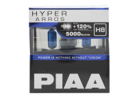 Auto��rovky PIAA Hyper Arros 5000K H8 - o 120 procent vy��� sv�tivost, jasn� b�l� sv�tlo o teplot� 5000K