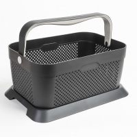 Luxusní nákupní košík do auta, Rati Basket, Grey - Šedý Luxusní nákupní košík do auta, Rati Basket, Grey - Šedý