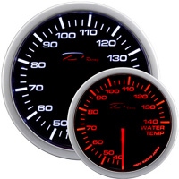 DEPO Racing m��i� teploty vody -- rozsah 40�C a� 140�C mont�n� pr�m�r 52 mm -- b�l� nebo oran�ov� osv�tlen� ��sel