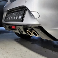 Dynamik Style difusor na zadní nárazník Opel Corsa F GS-Line -- od roku výroby 2019- Dynamik Style difusor na zadní nárazník Opel Corsa F GS-Line -- od roku výroby 2019-