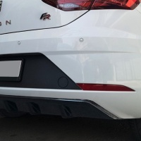 Dynamik Style difusor na zadní nárazník Seat Leon 5F FR 5dv.Facelift -- rok výroby 2017-20 Dynamik Style difusor na zadní nárazník Seat Leon 5F FR 5dv.Facelift -- rok výroby 2017-20