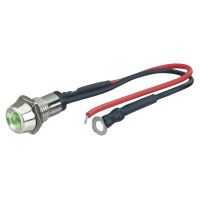 Foliatec LED kontrolka chrom - zelen� (pr�m�r 10mm)