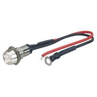 Foliatec LED kontrolka chrom - b�l� (pr�m�r 10mm)