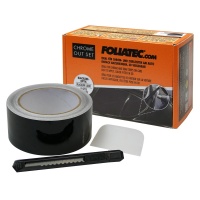 Foliatec sada Chrome Out, černá matná - fólie 5cm x 15m Foliatec sada Chrome Out, černá matná - fólie 5cm x 15m