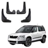 Lapače nečistot (zástěrky) přední+zadní Škoda Yeti Facelift verze Outdoor -- rok výroby 2013-17 (sada 4kusy) Lapače nečistot (zástěrky) přední+zadní Škoda Yeti Facelift verze Outdoor -- rok výroby 2013-17 (sada 4kusy)