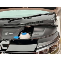 Oneway kryt baterie včetně mračítek světlometu VW Transporter T5.1 -- rok výroby 2010-2015 - matná černá Oneway kryt baterie včetně mračítek světlometu VW Transporter T5.1 -- rok výroby 2010-2015 - matná černá