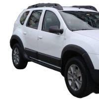 Oneway lemy blatníků + panely bočních dveří Dacia Duster I -- rok výroby 2010-2017 - matná černá Oneway lemy blatníků + panely bočních dveří Dacia Duster I -- rok výroby 2010-2017 - matná černá