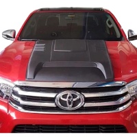 Oneway výdech kapoty Toyota Hilux 8. generace -- rok výroby 2015-2020 - matná černá Oneway výdech kapoty Toyota Hilux 8. generace -- rok výroby 2015-2020 - matná černá