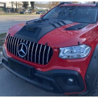 Oneway v�dech kapoty Mercedes X-Class W470 -- od roku v�roby 2017 - matn� �ern�