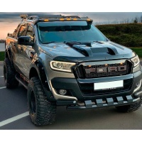 Oneway výdech kapoty Ford Ranger T7/T8 -- rok výroby 2015-2022 - lesklá černá Oneway výdech kapoty Ford Ranger T7/T8 -- rok výroby 2015-2022 - lesklá černá