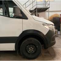 Oneway sada lemů blatníků Mercedes Sprinter W907 -- od roku výroby 2018 - matná černá Oneway sada lemů blatníků Mercedes Sprinter W907 -- od roku výroby 2018 - matná černá