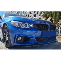 Oneway p�edn� spoiler BMW 4 F32/F33/F36 M-Pack -- rok v�roby 2013-2019 - Verze 2 - leskl� �ern�