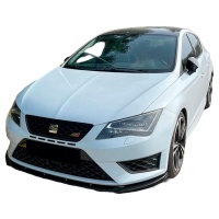 Oneway p�edn� spoiler Seat Leon (5F) HB/SC/ST FR/Cupra -- rok v�roby 2013-2016 - Verze 2 - leskl� �ern�