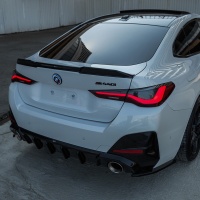 Oneway spoiler v�ka kufru BMW i4 G26 M-Pack / 4 G26 M-Pack/M440i -- od roku v�roby 2021- - leskl� �ern�