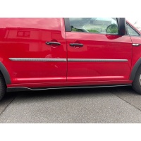 Oneway prahové nástavce VW Caddy MK4 -- rok výroby 2015-2020 - lesklá černá Oneway prahové nástavce VW Caddy MK4 -- rok výroby 2015-2020 - lesklá černá