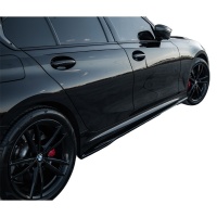 Oneway prahové nástavce BMW 3 G20/G21 M-Pack/M340i -- od roku výroby 2022- - lesklá černá Oneway prahové nástavce BMW 3 G20/G21 M-Pack/M340i -- od roku výroby 2022- - lesklá černá