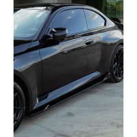 Oneway prahové nástavce BMW M2 G87 Coupe -- od roku výroby 2023- - lesklá černá Oneway prahové nástavce BMW M2 G87 Coupe -- od roku výroby 2023- - lesklá černá