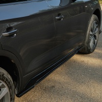 Oneway prahové nástavce Audi SQ5 / Q5 S-Line (FY) Facelift včetně Sportback -- rok výroby 2020-24 - lesklá černá Oneway prahové nástavce Audi SQ5 / Q5 S-Line (FY) Facelift včetně Sportback -- rok výroby 2020-24 - lesklá černá