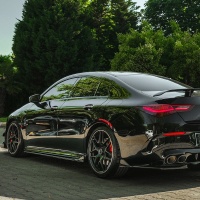 Oneway prahov� n�stavce leskl� �ern� Mercedes CLA (C118/X118) Coupe/Shooting Brake CLA35/CLA45 AMG -- rok v�roby 2019-23