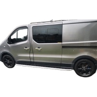 Oneway lemy blatníků Renault Trafic 2014- / Opel Vivaro 2014-2018 (Dlouhý rozvor) - matná černá Oneway lemy blatníků Renault Trafic 2014- / Opel Vivaro 2014-2018 (Dlouhý rozvor) - matná černá