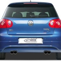 RDX Racedesign zadní spoiler na nárazník (výfuk vlevo a vpravo) ABS plast VW Golf V R32 Hatchback 3/5dv. -- rok výroby 2003-08 RDX Racedesign zadní spoiler na nárazník (výfuk vlevo a vpravo) ABS plast VW Golf V R32 Hatchback 3/5dv. -- rok výroby 2003-08