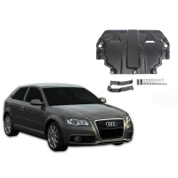Ocelový kryt pod motor a převodovku Audi A3 8P (všechny motory) -- rok výroby 2003-2012 Ocelový kryt pod motor a převodovku Audi A3 8P (všechny motory) -- rok výroby 2003-2012