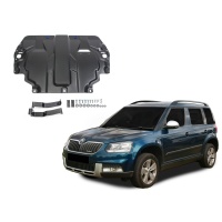 Ocelový kryt pod motor a převodovku Škoda Yeti (všechny motory) -- rok výroby 2009-2017 Ocelový kryt pod motor a převodovku Škoda Yeti (všechny motory) -- rok výroby 2009-2017